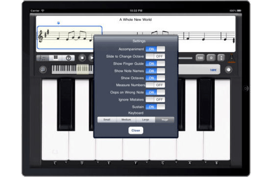 Configure various options